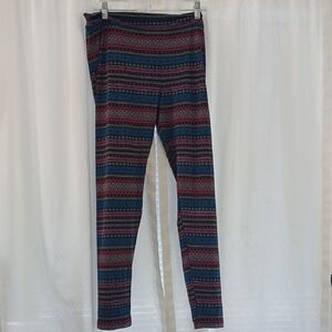 Cuddl Duds Multicolor Geometric Patterned Pajama Pants XL